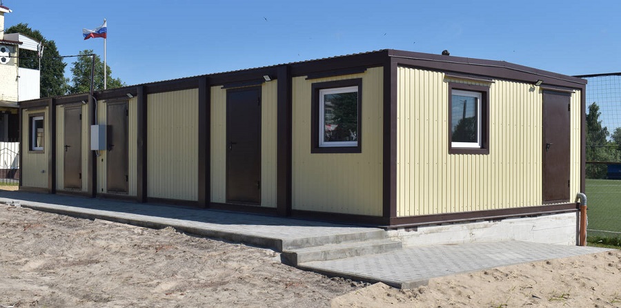 В Клетне Брянщины  для спортсменов построили современные раздевалки