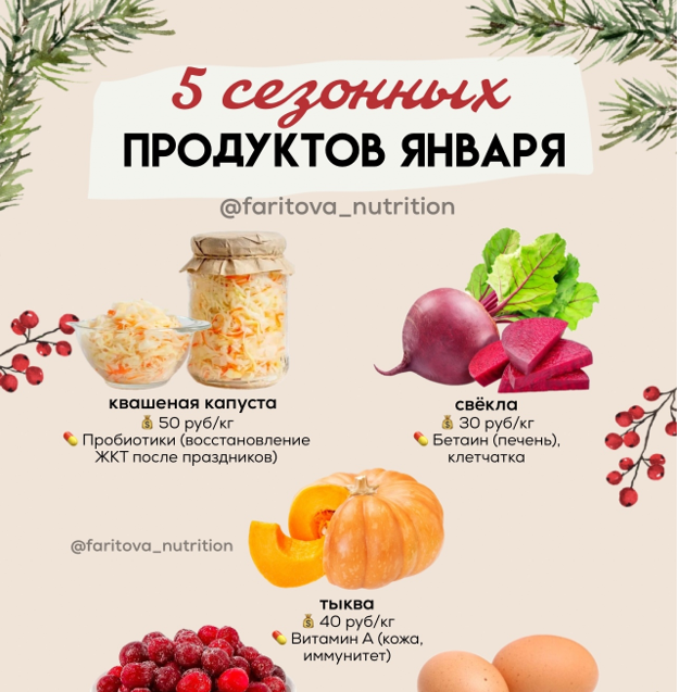 5 сезонных продуктов, которые  работают очень мощно