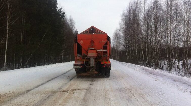 В Брянской области идет борьба со снегом