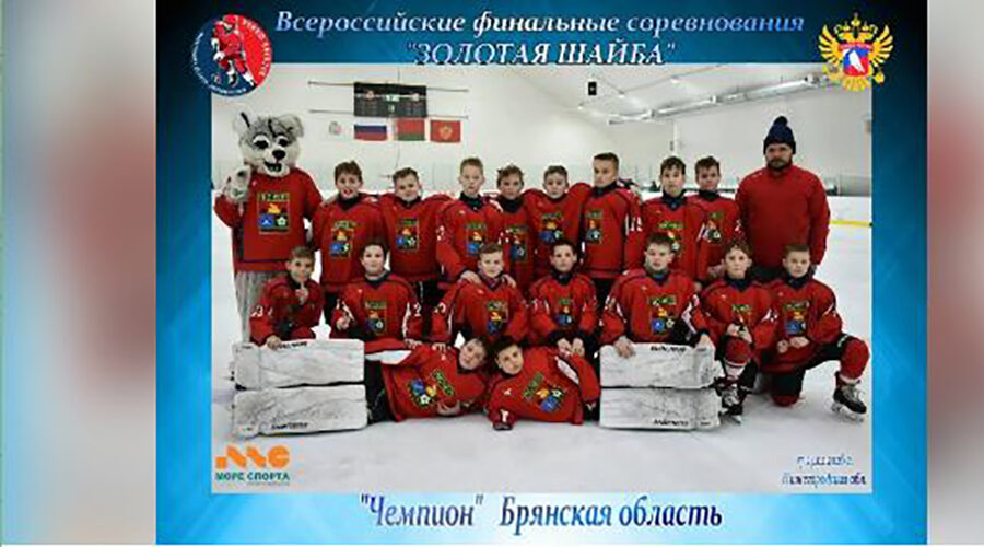 Хоккейная команда из брянского Почепа завоевала бронзу «Золотой шайбы»