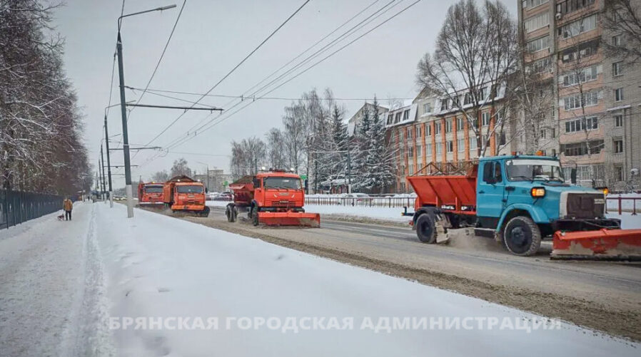 С улиц города Брянска вывезли более 4 200 тонн снега