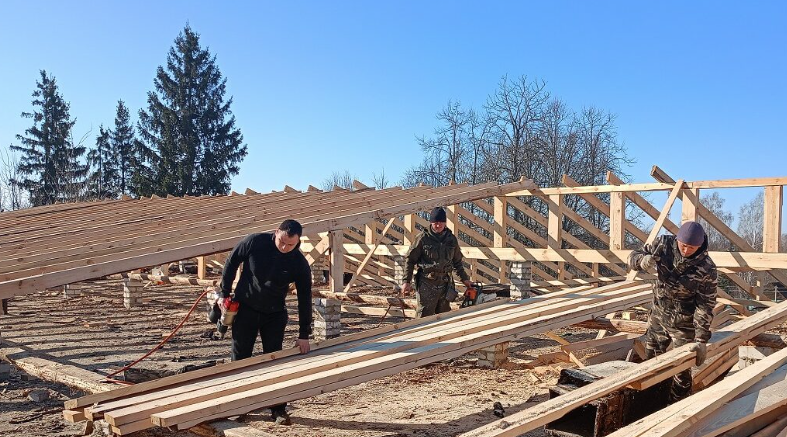 В Гордеевке Брянщины ремонтируют районный ДК