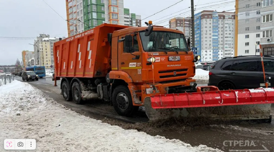 За одни сутки из Брянска вывезли 675 тонн снега