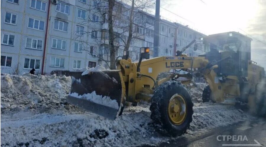 За сутки с улиц Брянска вывезли 2056 тонн снега