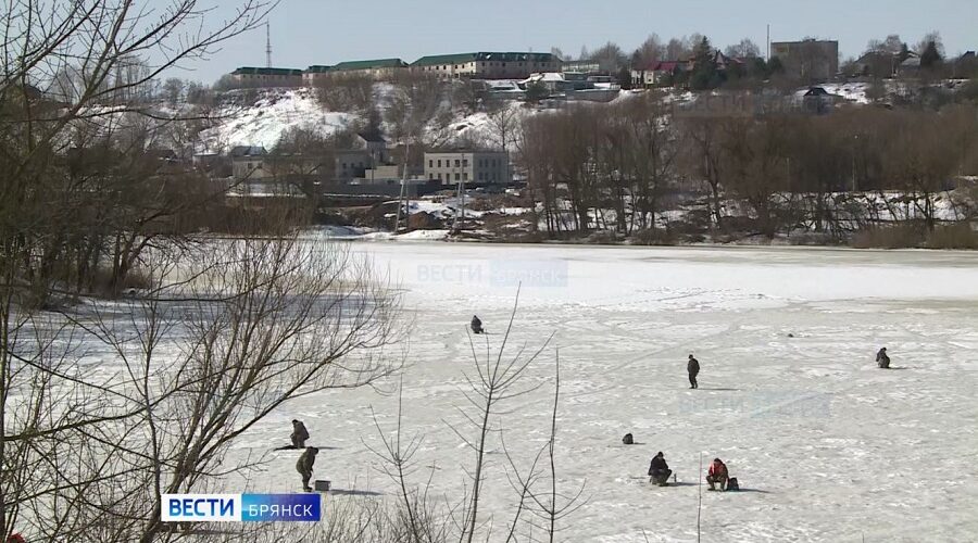 В Брянске запретили выходить на лед водоемов