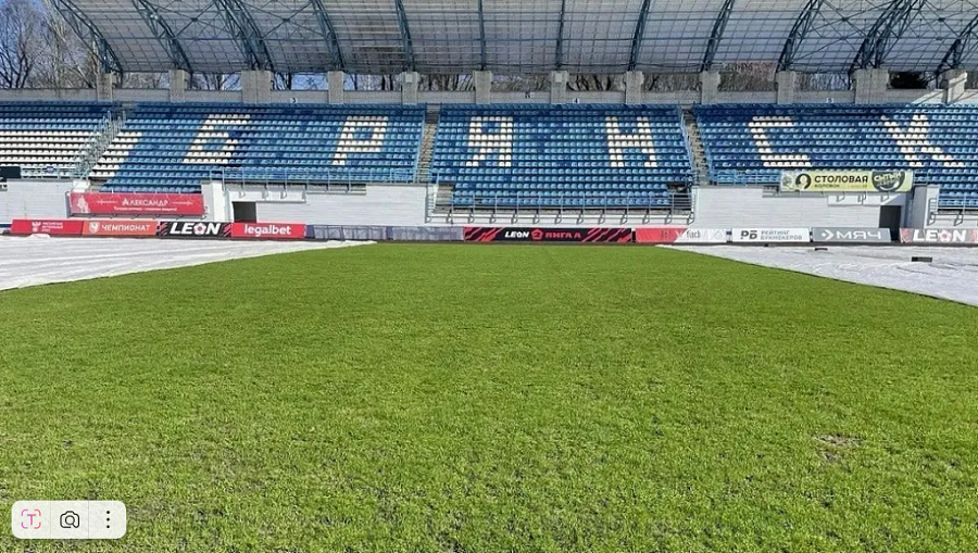 Стадион «Динамо» в Брянске готов к проведению футбольных игр