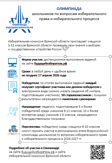 Олимпиада  школьников по вопросам избирательного права и избирательного процесса