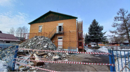 В Жуковке  Брянской области ремонтируют детский сад «Солнышко»