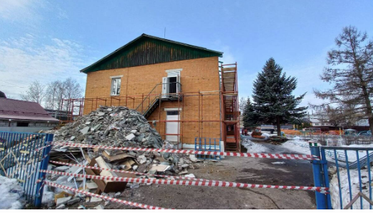 В Жуковке  Брянской области ремонтируют детский сад «Солнышко»