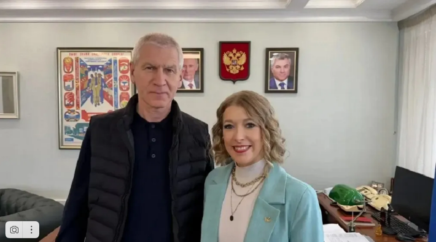 Олег Матыцин встретился с олимпийской чемпионкой Бобровой