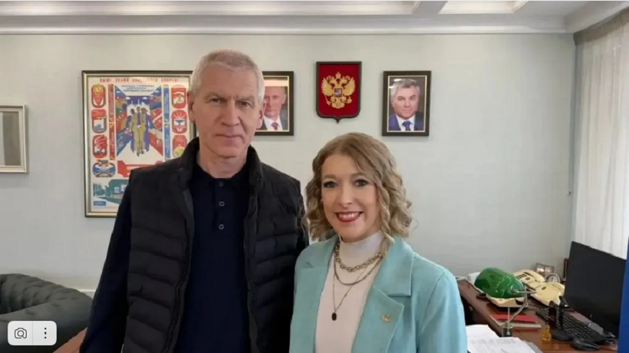 Олег Матыцин встретился с олимпийской чемпионкой Бобровой