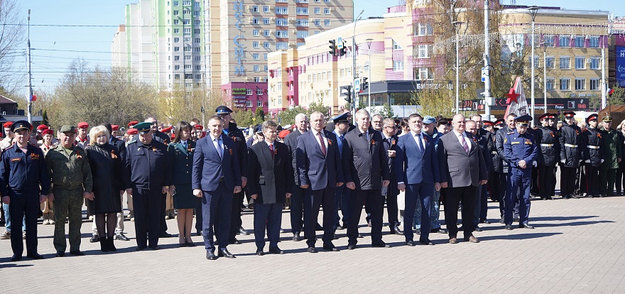 В Брянске дан старт Всероссийской патриотической акции «Георгиевская лента»