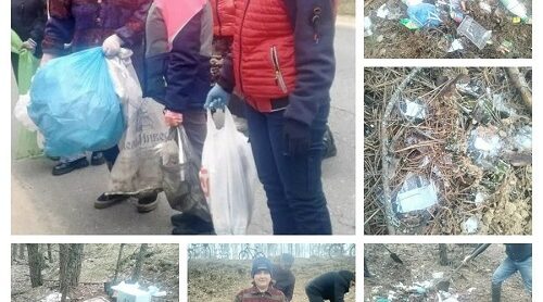 Злынковский филила аграрного техникума участвовал в субботнике