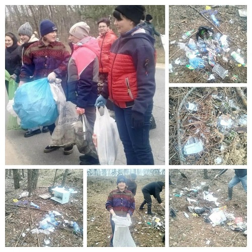 Злынковский филила аграрного техникума участвовал в субботнике