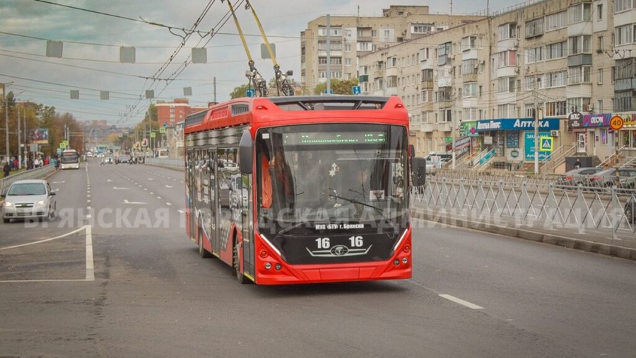 Брянские троллейбусы за 2025 год  перевезли рекордное число пассажиров