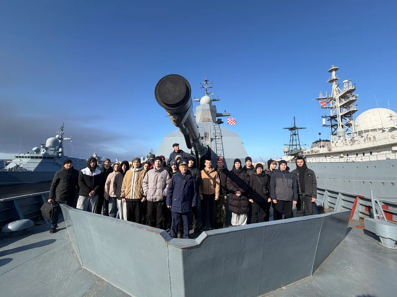 Курсанты брянского клуба «Резерв» побывали в легендарной военно-морской академии