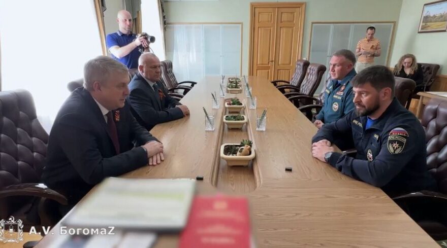 Брянщину посетил советник главы МЧС России генерал-майор Мартынов