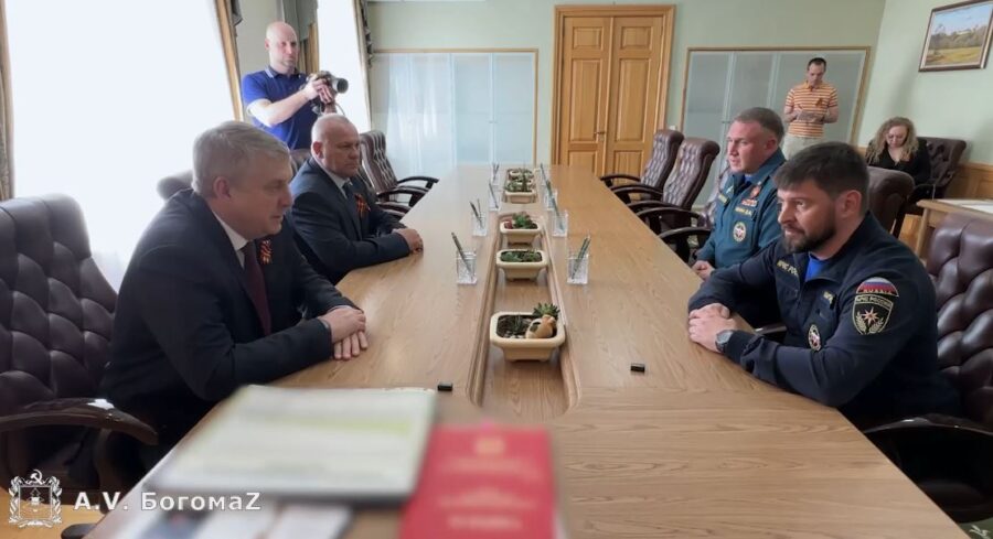 Брянщину посетил советник главы МЧС России генерал-майор Мартынов