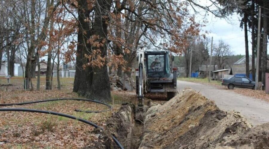 В селе Селечня Брянской области идет реконструкция системы водоснабжения