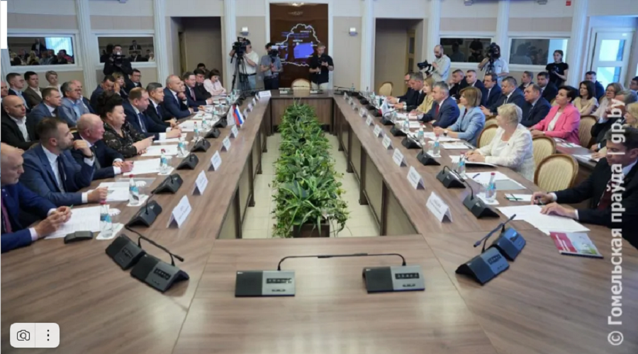 Проведено пленарное заседание форума «Гомель-Брянск»