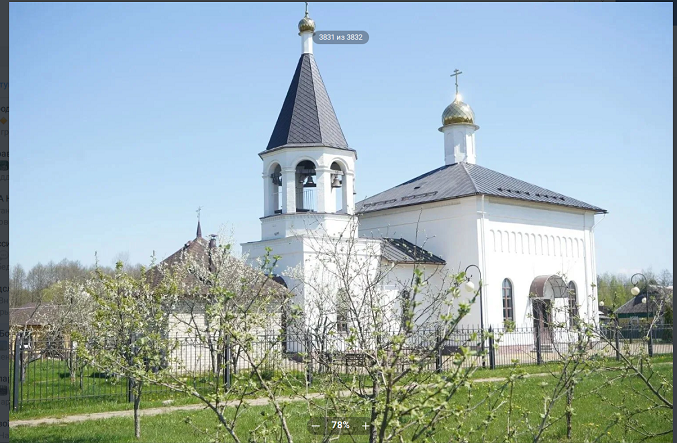В Журиничах Брянщины растет  плодовый  сад