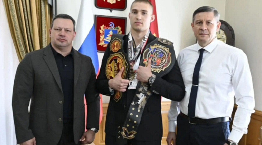Победа Александра Горохова на чемпионате мира по рукопашному бою