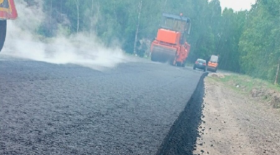 В Унечском районе идет ремонт дороги Унеча – станция Рассуха – Лизогубовка