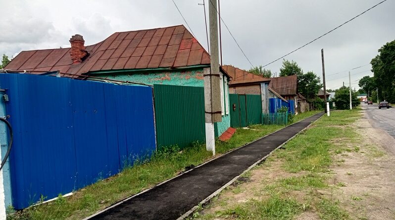 Улица Северная в Злынке благоустраивается