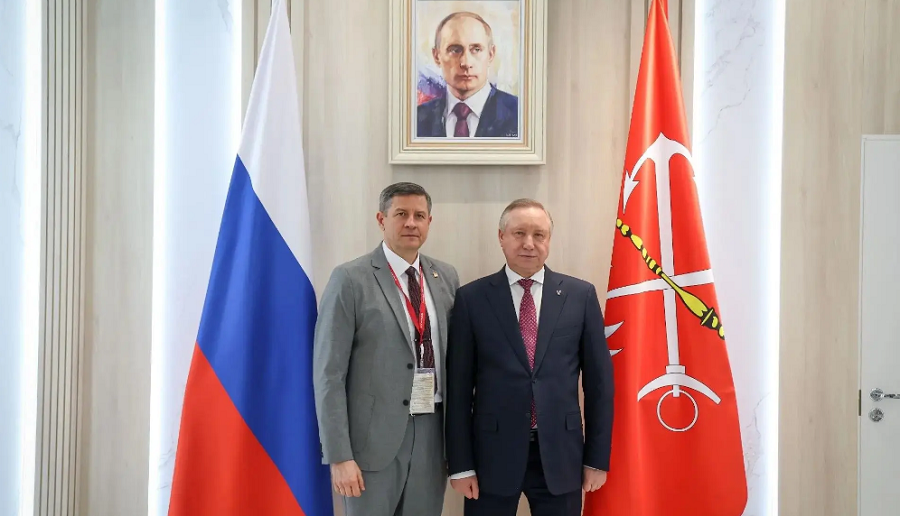 Губернатор Санкт-Петербурга и Егор Ковальчук наметили пути укрепления партнерства