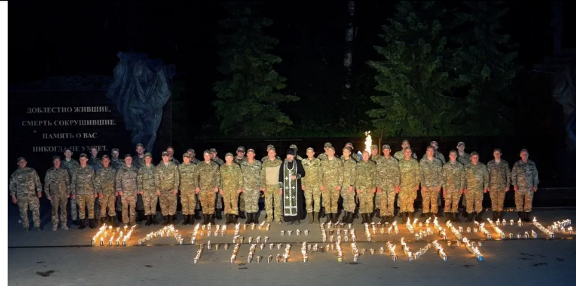 Бойцы «БАРС-Брянск» провели акцию в День памяти и скорби