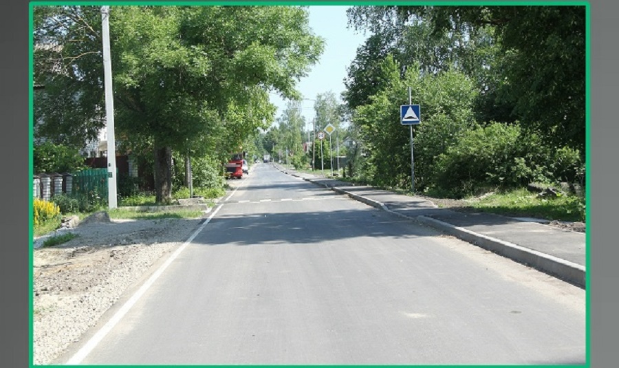 Капитальный ремонт участка улицы Окружной в Бежицком районе Брянска