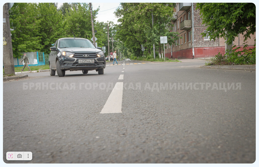 Ремонт улицы Камозина в Бежицком районе Брянска