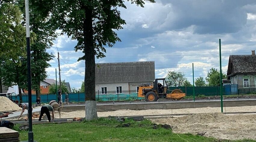 В Стародубе Брянской области благоустраивают  парк