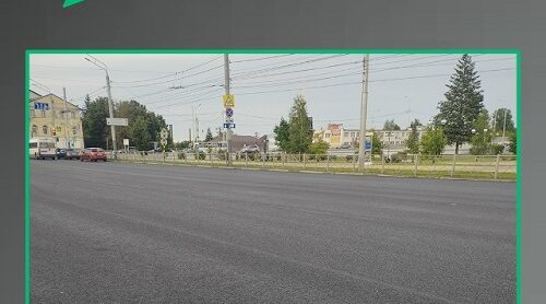 В Брянске продолжается ремонт по улице Калинина