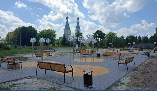 На Брянщине благоустраивают еще одно общественное пространство в селе Коржовка-Голубовка