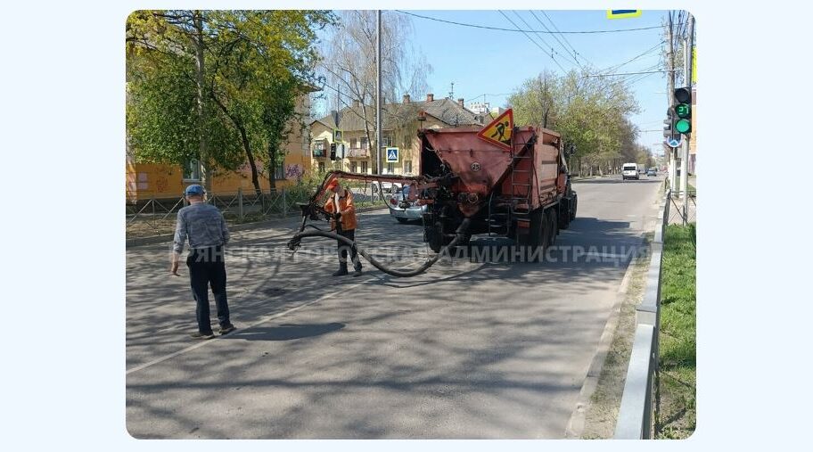 С начала года ямочный ремонт в Брянске сделан на площади 22 600 кв. метров