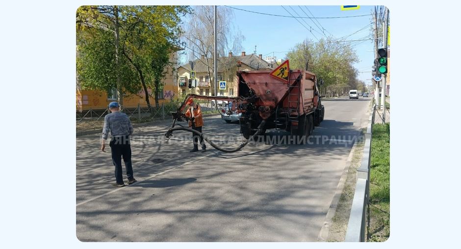 С начала года ямочный ремонт в Брянске сделан на площади 22 600 кв. метров