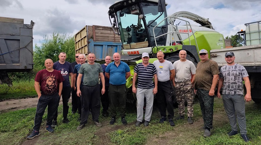 В Брасовской районе Брянщины продолжается заготовка кормов и уборка зерновых