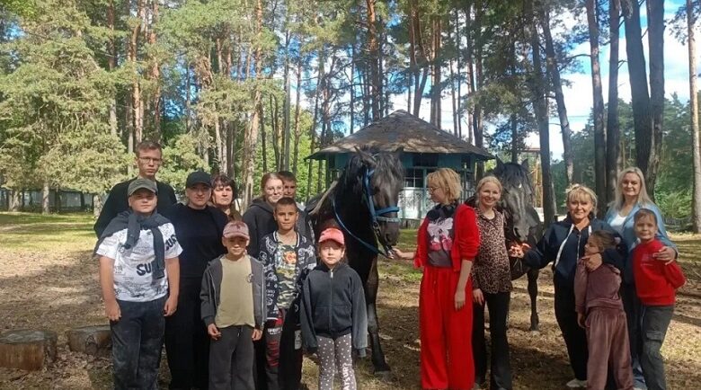 В Карачевском районе  Брянщины   провели выходной  на конном подворье