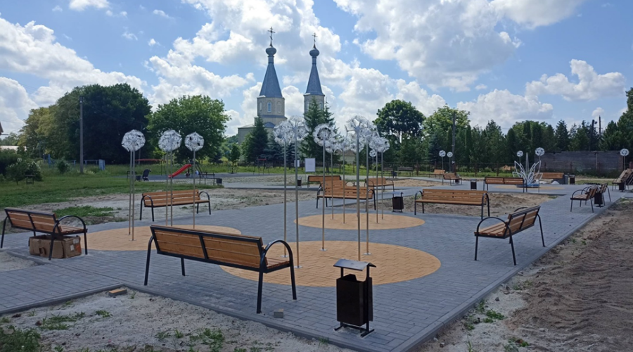 На Брянщине в селе Коржовка-Голубовка благоустроили общественное пространство