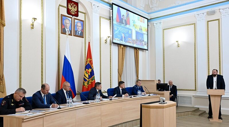 В Правительстве Брянщины прошло  заседание антитеррористической комиссии