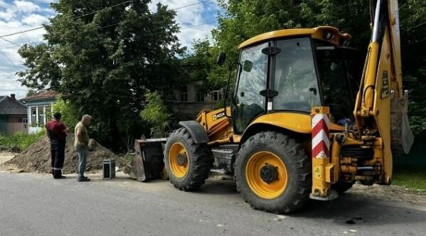 В городе Злынка Брянской области провели ремонт водопроводной сети