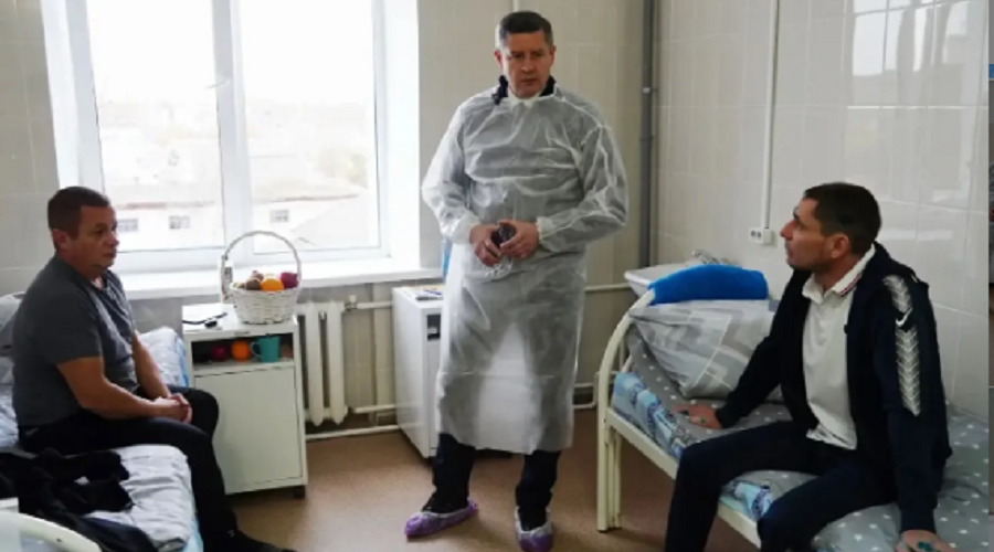 Егор Ковальчук навестил пострадавших в атаке на автобус Москва – Новозыбков