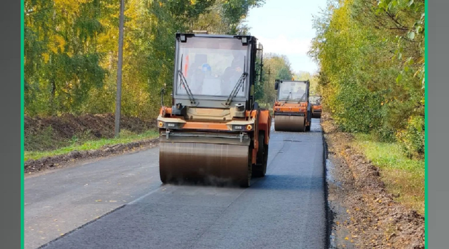 Ремонт дороги в Трубчевском районе