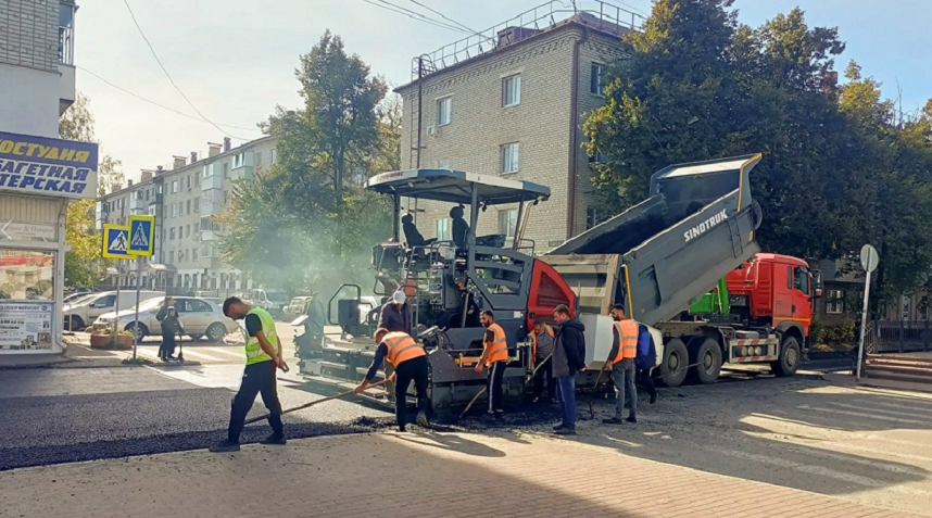Ремонт улицы Котовского в Фокинском районе